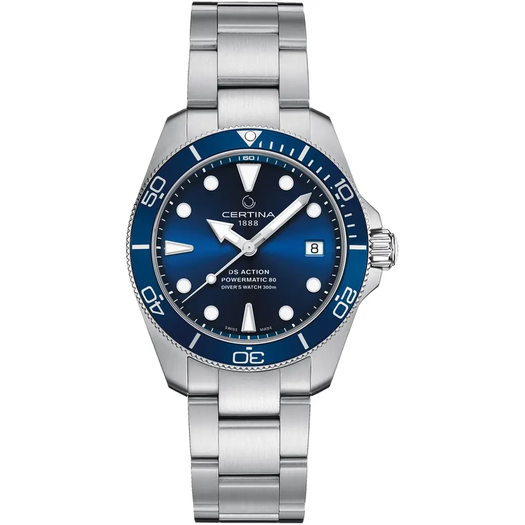 Годинник Certina DS Action Diver 38mm Powermatic 80 C032.807.11.041.00